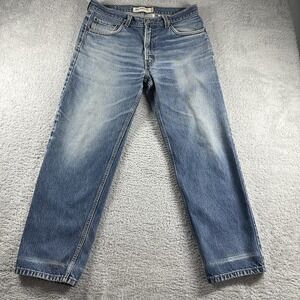 VINTAGE Levi's 550 Jeans Mens 34x30 (Fits 33x28) Relaxed Fit Faded Acid